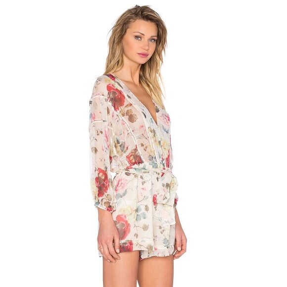 Zimmermann Mischief Ladder Playsuit Romper Size 1 Small b47E - Picture 7 of 11